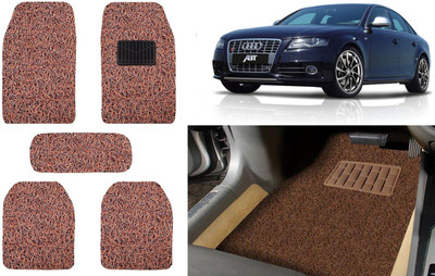 Auto Kite Plastic, PVC, Vinyl Standard Mat For  Audi S4(Brown)