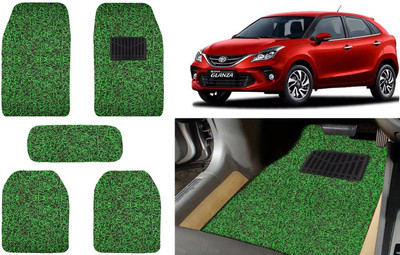 Auto Kite Plastic, PVC, Vinyl Standard Mat For  Toyota Glanza(Green, Black)