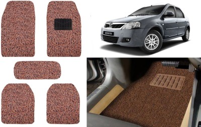 Auto Kite Plastic, PVC, Vinyl Standard Mat For  Mahindra Verito(Brown)