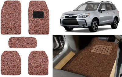 Auto Kite Plastic, PVC, Vinyl Standard Mat For  Subaru Forester(Brown)