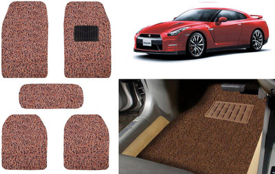 Auto Kite Plastic, PVC, Vinyl Standard Mat For  Nissan GTRNew(Brown)