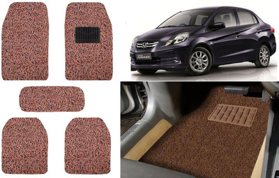 Auto Kite Plastic, PVC, Vinyl Standard Mat For  Honda Amaze(Brown)