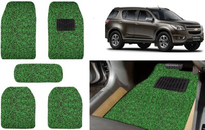 Auto Kite Plastic, PVC, Vinyl Standard Mat For  Chevrolet Trailblazer(Green, Black)