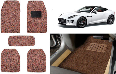 Auto Kite Plastic, PVC, Vinyl Standard Mat For  Jaguar F-TYPE(Brown)