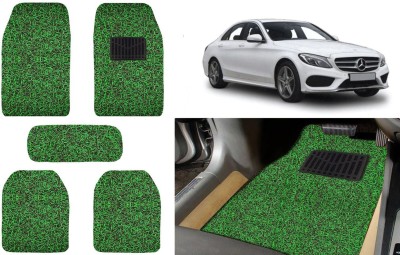 Auto Kite Plastic, PVC, Vinyl Standard Mat For  Mercedes Benz C220(Green, Black)