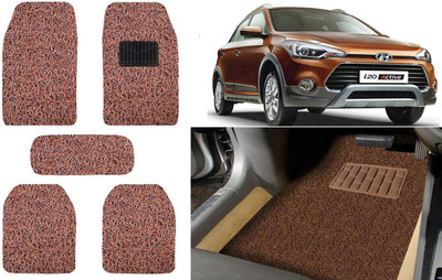 Auto Kite Plastic, PVC, Vinyl Standard Mat For  Hyundai i20(Brown)