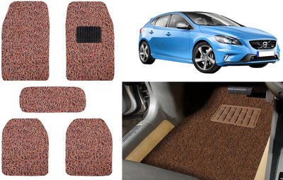 Auto Kite Plastic, PVC, Vinyl Standard Mat For  Volvo V40(Brown)