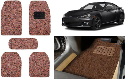 Auto Kite Plastic, PVC, Vinyl Standard Mat For  Subaru BRZ(Brown)