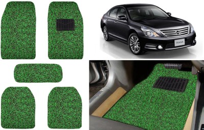 Auto Kite Plastic, PVC, Vinyl Standard Mat For  Nissan Teana(Green, Black)