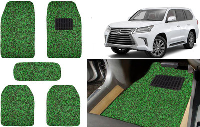 Auto Kite Plastic, PVC, Vinyl Standard Mat For  Lexus LX(Green, Black)