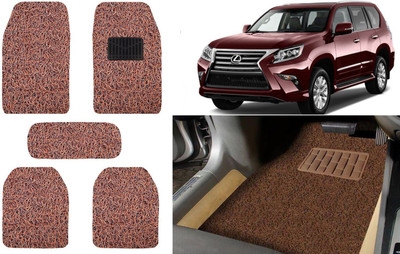 Auto Kite Plastic, PVC, Vinyl Standard Mat For  Lexus GX(Brown)