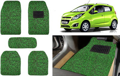 Auto Kite Plastic, PVC, Vinyl Standard Mat For  Chevrolet Beat(Green, Black)