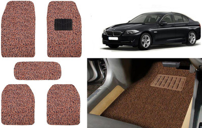 Auto Kite Plastic, PVC, Vinyl Standard Mat For  BMW 520i(Brown)