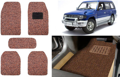 Auto Kite Plastic, PVC, Vinyl Standard Mat For  Mitsubishi Pajero(Brown)