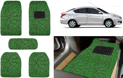 Auto Kite Plastic, PVC, Vinyl Standard Mat For  Nissan Sunny(Green, Black)