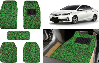 Auto Kite Plastic, PVC, Vinyl Standard Mat For  Toyota Corolla Altis(Green, Black)