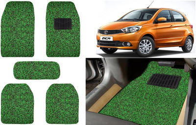 Auto Kite Plastic, PVC, Vinyl Standard Mat For  Tata Zica(Green, Black)