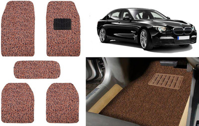 Auto Kite Plastic, PVC, Vinyl Standard Mat For  BMW 730d(Brown)