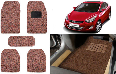 Auto Kite Plastic, PVC, Vinyl Standard Mat For  Hyundai Elantra(Brown)