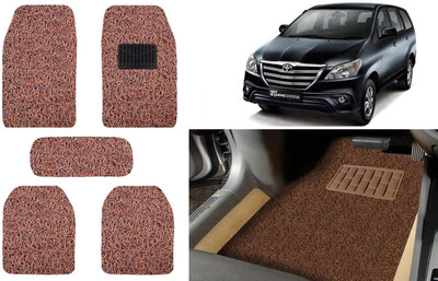 Auto Kite Plastic, PVC, Vinyl Standard Mat For  Toyota Innova(Brown)