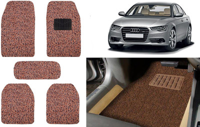 Auto Kite Plastic, PVC, Vinyl Standard Mat For  Audi A6(Brown)