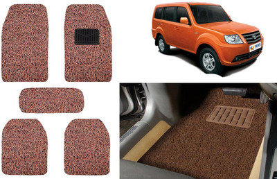Auto Kite Plastic, PVC, Vinyl Standard Mat For  Tata Grand Dicor(Brown)