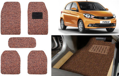 Auto Kite Plastic, PVC, Vinyl Standard Mat For  Tata Tiago(Brown)