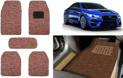 Auto Kite Plastic, PVC, Vinyl Standard Mat For  Subaru WRX(Brown)