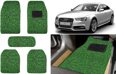 Auto Kite Plastic, PVC, Vinyl Standard Mat For  Audi S5(Green, Black)