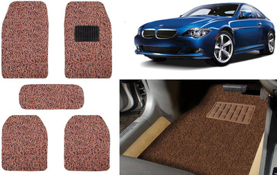 Auto Kite Plastic, PVC, Vinyl Standard Mat For  BMW 6 Series(Brown)