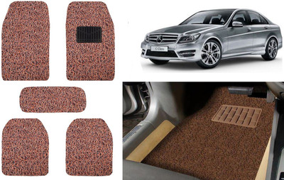 Auto Kite Plastic, PVC, Vinyl Standard Mat For  Mercedes Benz C-Class(Brown)