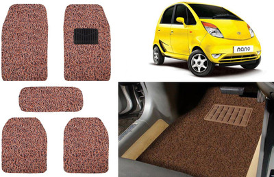 Auto Kite Plastic, PVC, Vinyl Standard Mat For  Tata Nano(Brown)