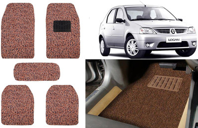 Auto Kite Plastic, PVC, Vinyl Standard Mat For  Mahindra Logan(Brown)