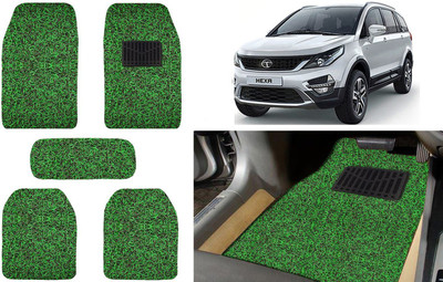 Auto Kite Plastic, PVC, Vinyl Standard Mat For  Tata Hexa(Green, Black)