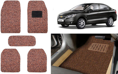 Auto Kite Plastic, PVC, Vinyl Standard Mat For  Chevrolet Sail(Brown)