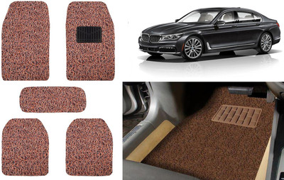 Auto Kite Plastic, PVC, Vinyl Standard Mat For  BMW 725i(Brown)