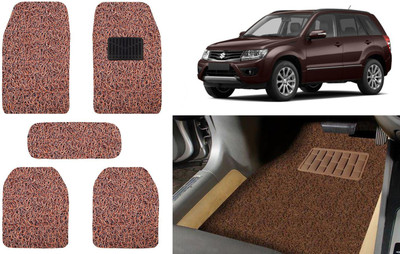 Auto Kite Plastic, PVC, Vinyl Standard Mat For  Maruti Suzuki Vitara Brezza(Brown)