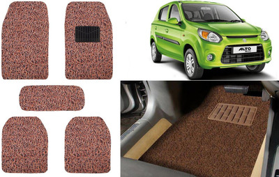 Auto Kite Plastic, PVC, Vinyl Standard Mat For  Maruti Suzuki Alto 800(Brown)