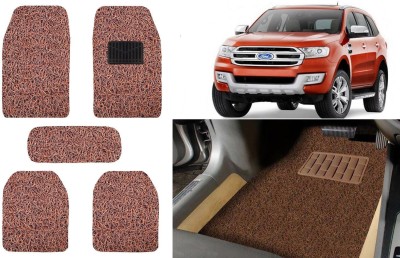 Auto Kite Plastic, PVC, Vinyl Standard Mat For  Ford Endeavour(Brown)