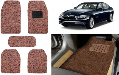 Auto Kite Plastic, PVC, Vinyl Standard Mat For  BMW 7 Series(Brown)