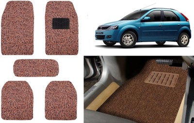 Auto Kite Plastic, PVC, Vinyl Standard Mat For  Mahindra Verito Vibe(Brown)