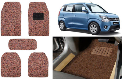 Auto Kite Plastic, PVC, Vinyl Standard Mat For  Maruti Suzuki WagonR(Brown)