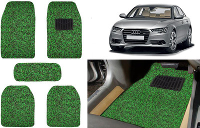 Auto Kite Plastic, PVC, Vinyl Standard Mat For  Audi A6(Green, Black)