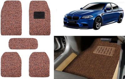 Auto Kite Plastic, PVC, Vinyl Standard Mat For  BMW M5(Brown)