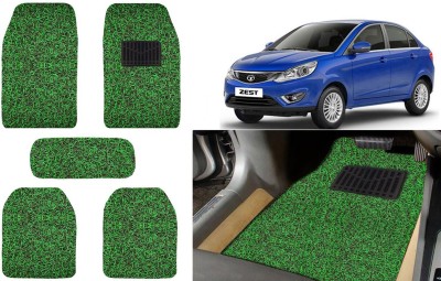 Auto Kite Plastic, PVC, Vinyl Standard Mat For  Tata Zest(Green, Black)