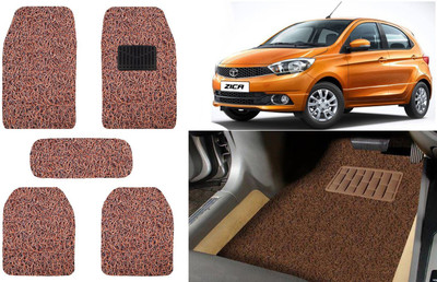 Auto Kite Plastic, PVC, Vinyl Standard Mat For  Tata Zica(Brown)