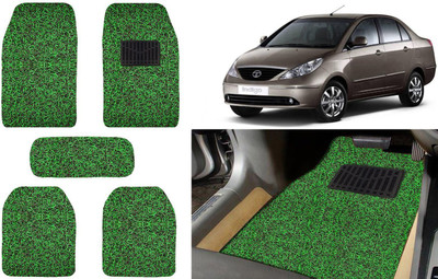 Auto Kite Plastic, PVC, Vinyl Standard Mat For  Tata Indigo(Green, Black)