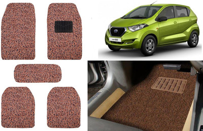 Auto Kite Plastic, PVC, Vinyl Standard Mat For  Datsun Redi GO(Brown)