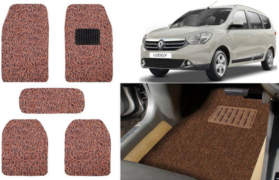 Auto Kite Plastic, PVC, Vinyl Standard Mat For  Renault Lodgy(Brown)