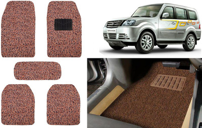Auto Kite Plastic, PVC, Vinyl Standard Mat For  Tata Sumo Grande(Brown)